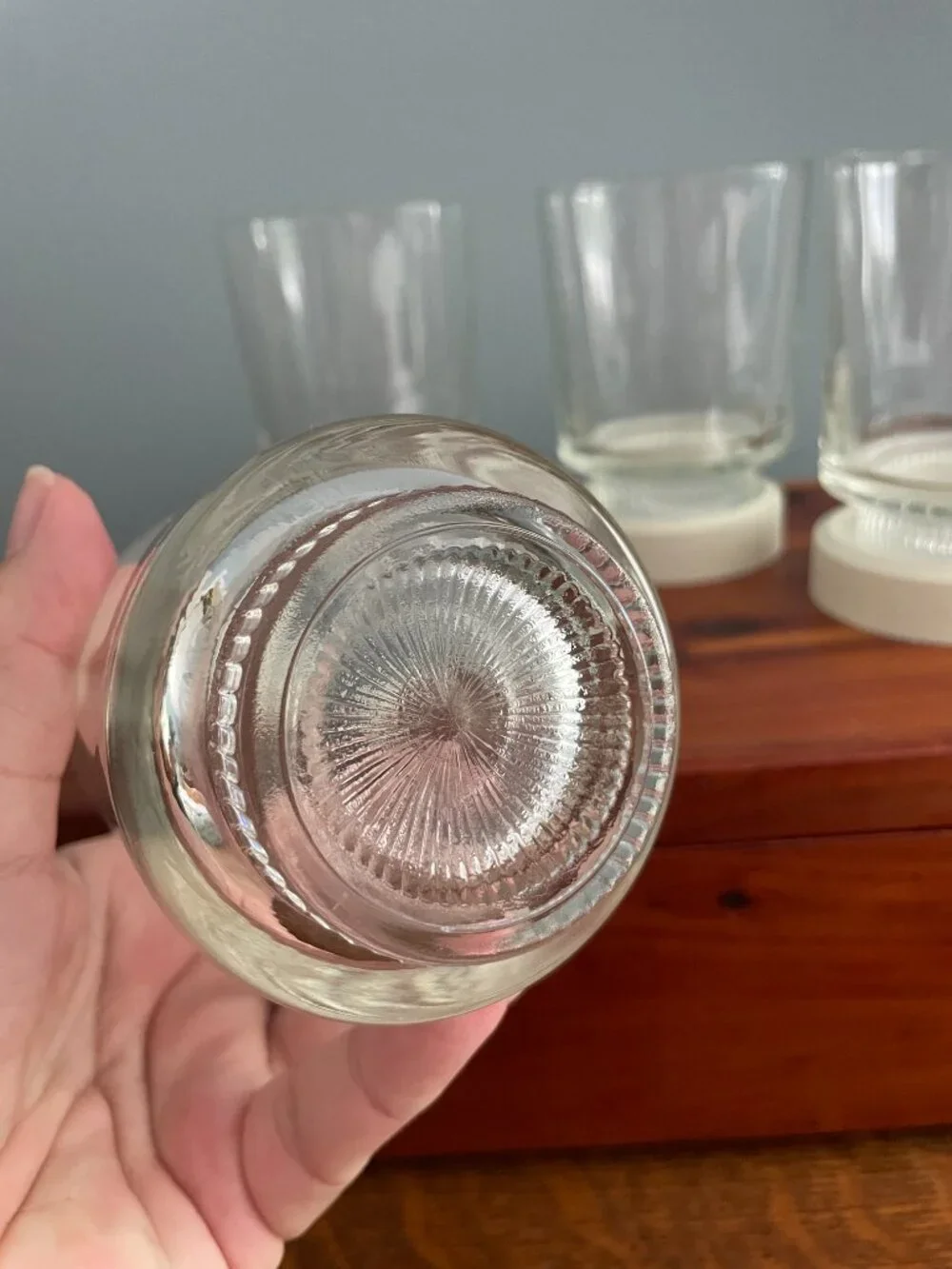 Vintage David Douglas Rocks Glass Set of 4 Accalac Plastic Coasters 4